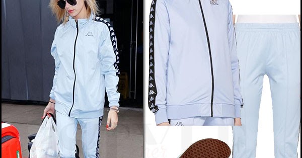 kappa baby blue tracksuit