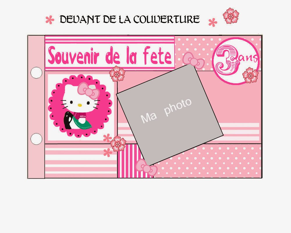 Hello Kitty Free Printable Photo Album. - Oh My Fiesta! in english