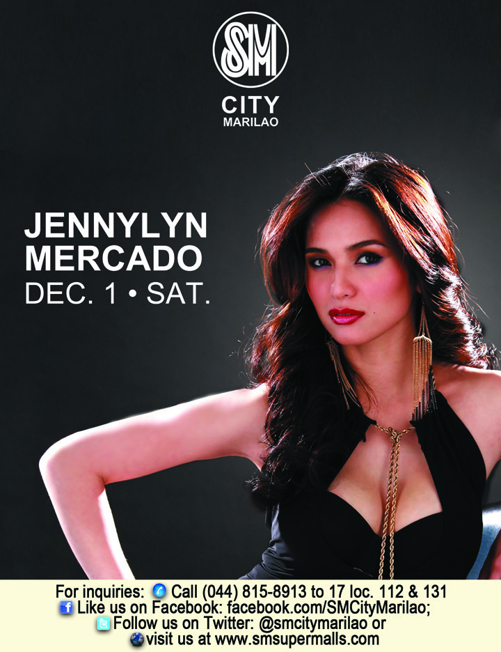 JENNYLYN MERCADO at SM CITY MARILAO (Dec 1) | BLOG-PH.com — Philippine ... Jennylyn Mercado