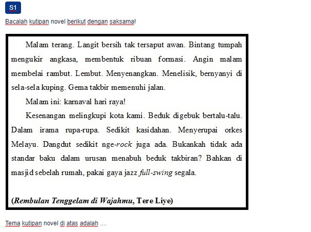 Contoh Soal Menganalisis Unsur Intrinsik Novel Indonesia Dan Novel Terjemahan