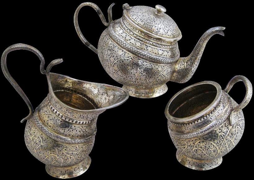 Handicrafts of India Silverware of Kashmir , India