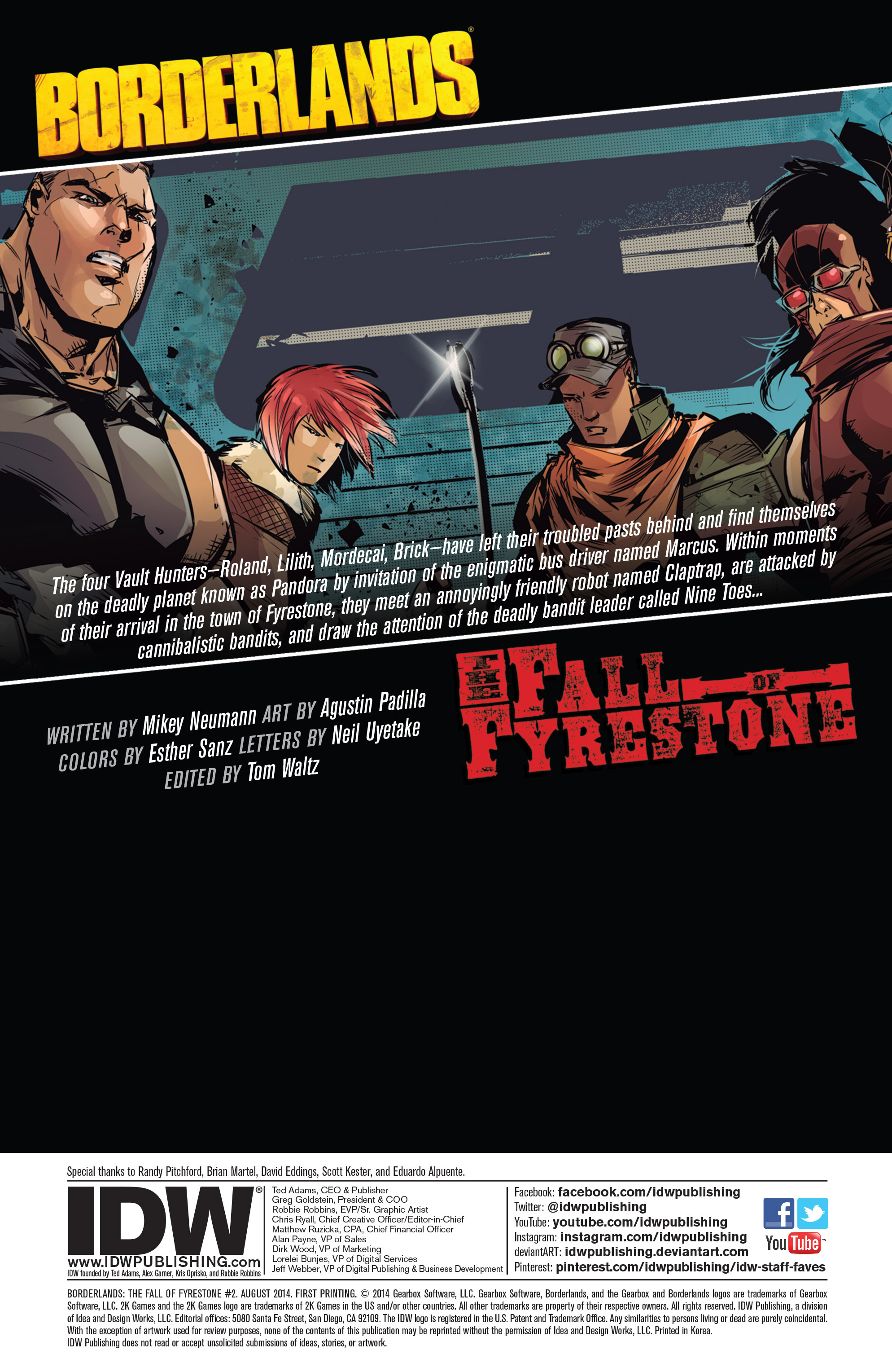 Read online Borderlands: The Fall of Fyrestone comic -  Issue #2 - 2