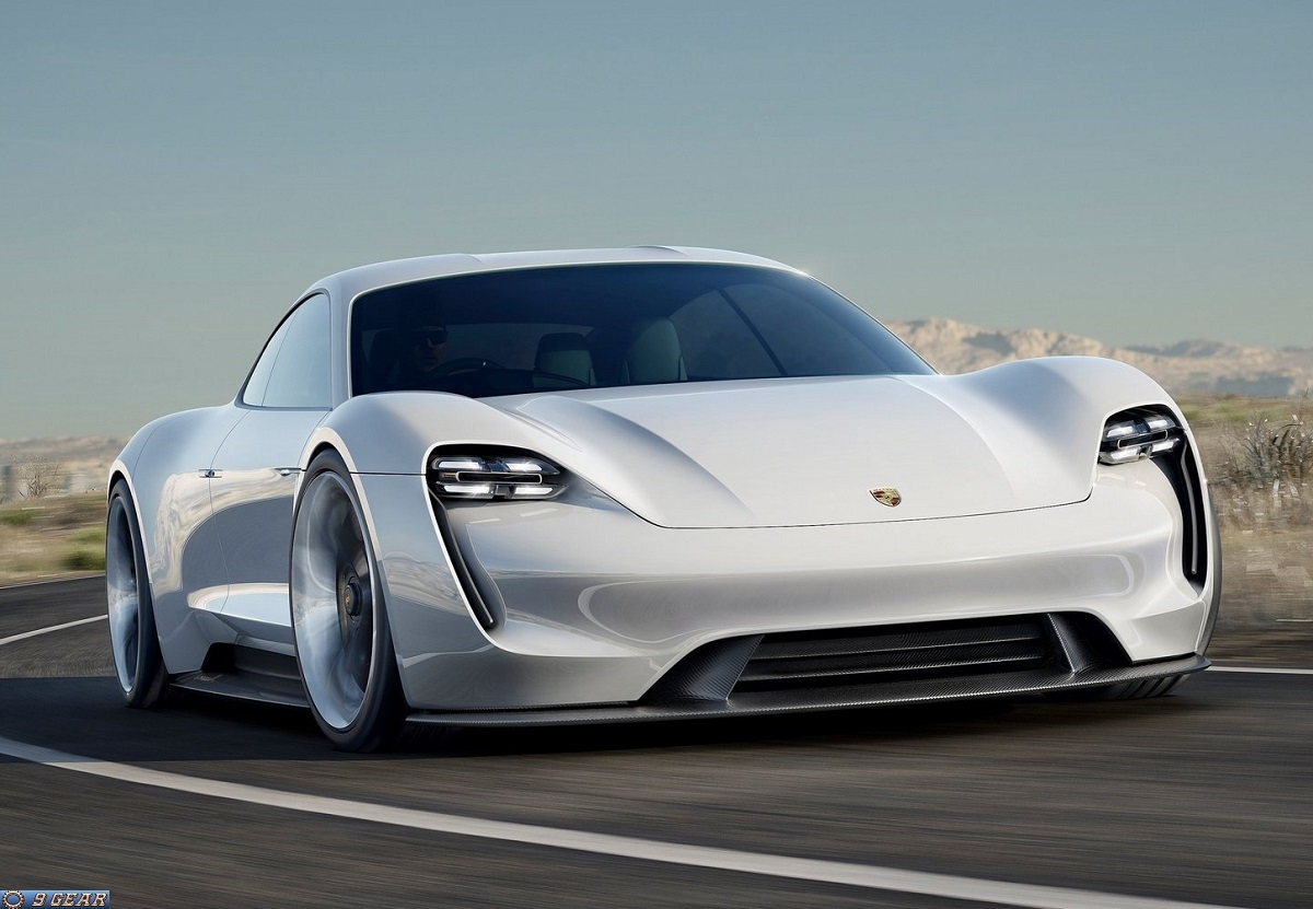 Porsche Goes Tesla Model S Hunting With Its Mission E Concept Car Labels