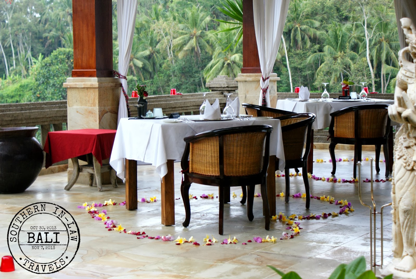 Romantic Couple's Degustation Dinner at Ubud's Viceroy Bali - CasCades Restaurant Review