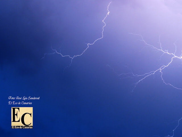 videos de la tormenta eléctrica en Gran canaria 22 septiembre