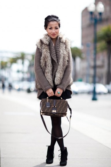 Style Inspiration: Faux Fur Vest | Fitzroy Boutique