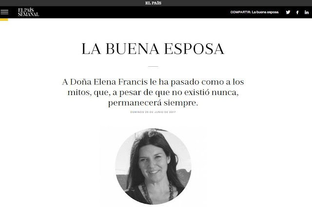 Columna de Rosario Raro en El País Semanal retrato,columna,el_pais,escritora,rosario_raro
