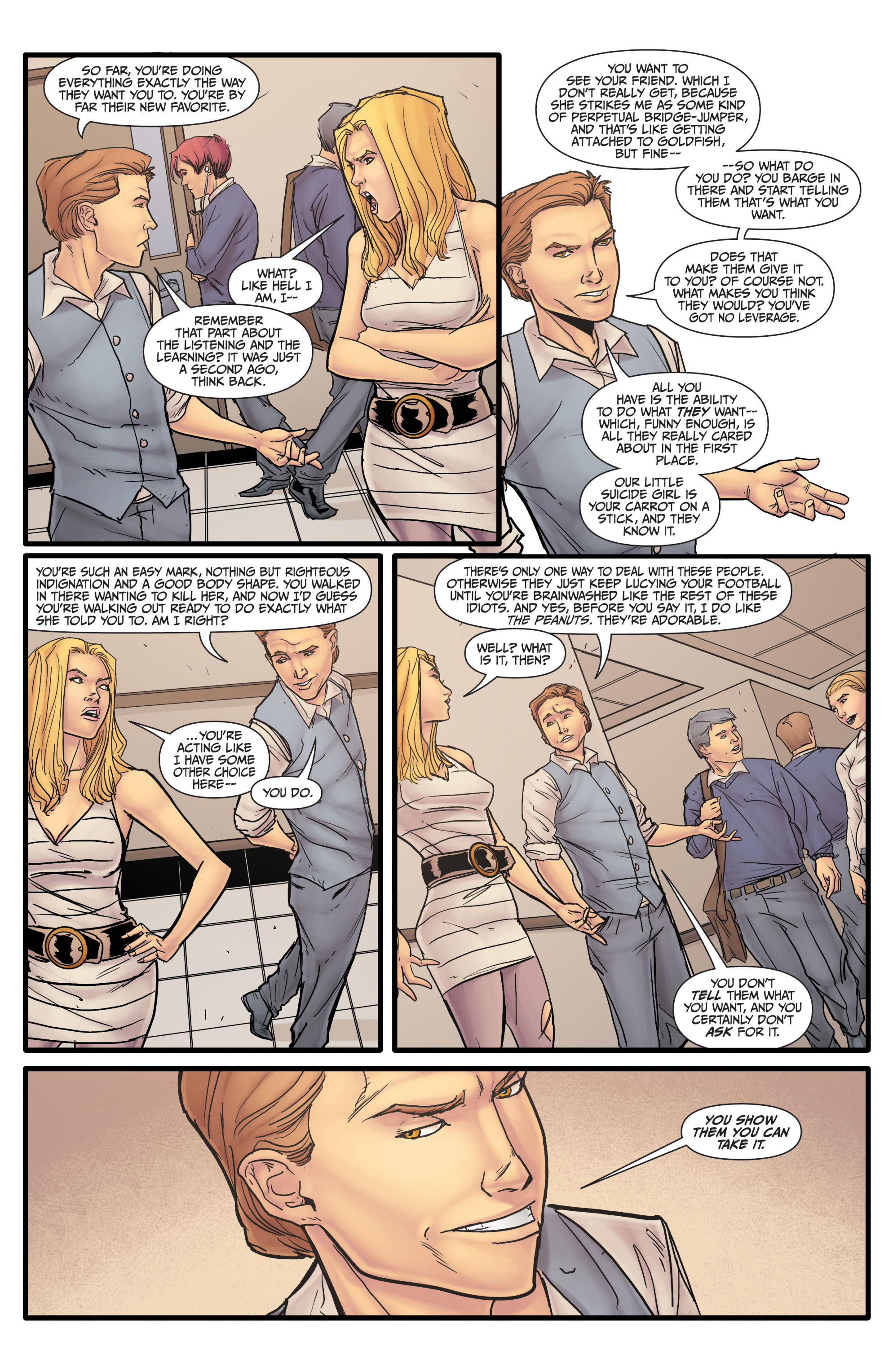 Read online Morning Glories comic -  Issue #3 - 11