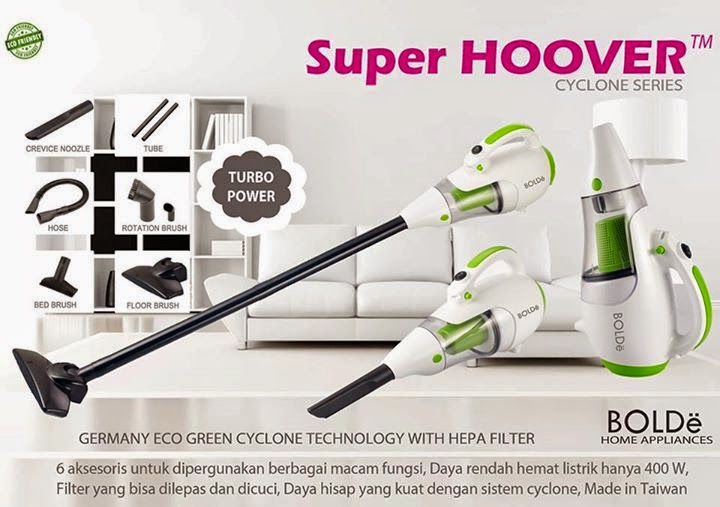 alat penyedot debu bolde super hoover