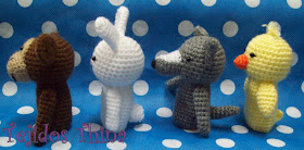 TÍTERES DE DEDO AMIGURUMI