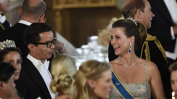 Swedish Royal Family held a wedding dinner in honor of Prince Carl Philip and Princess Sofia at the Royal Palace