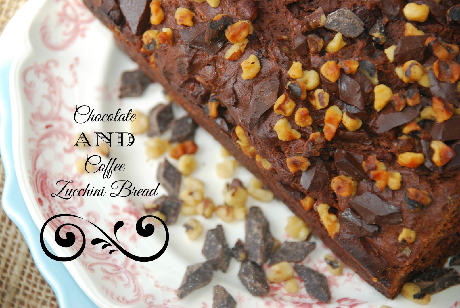 Baking and Creating with Avril Chocolate and Coffee Zucchini Bread