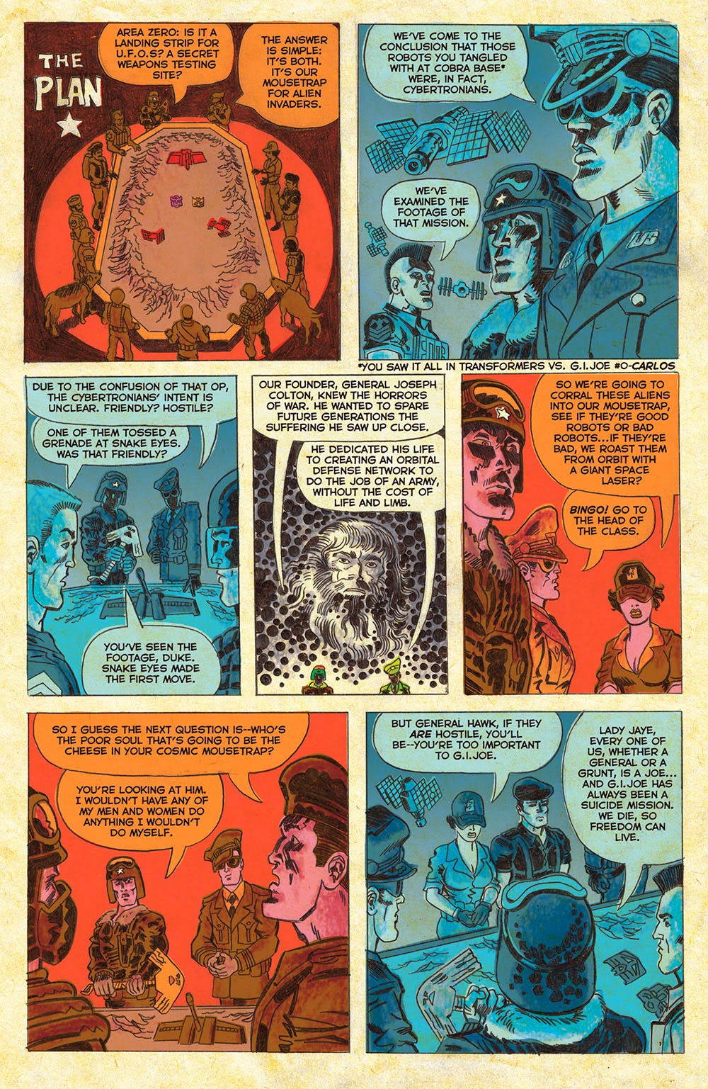 Transformers vs. G.I. Joe chapter 1 page 13