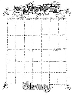 Connie's File Cabinet: MONTHLY BLANK CALENDAR PAGES FOR A YEAR