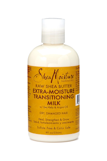 Raw Shea Butter Extra-Moisture Transitioning Milk Sin sulfatos. Sin parabenos.