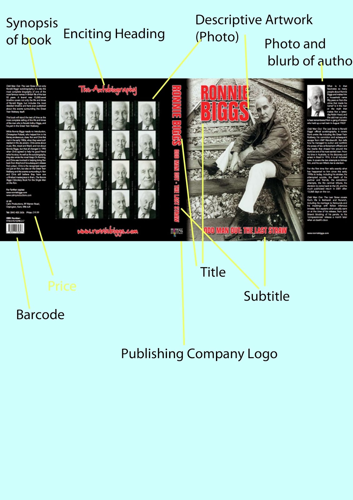 Unit 2 Graphics AS Book Cover Analysis