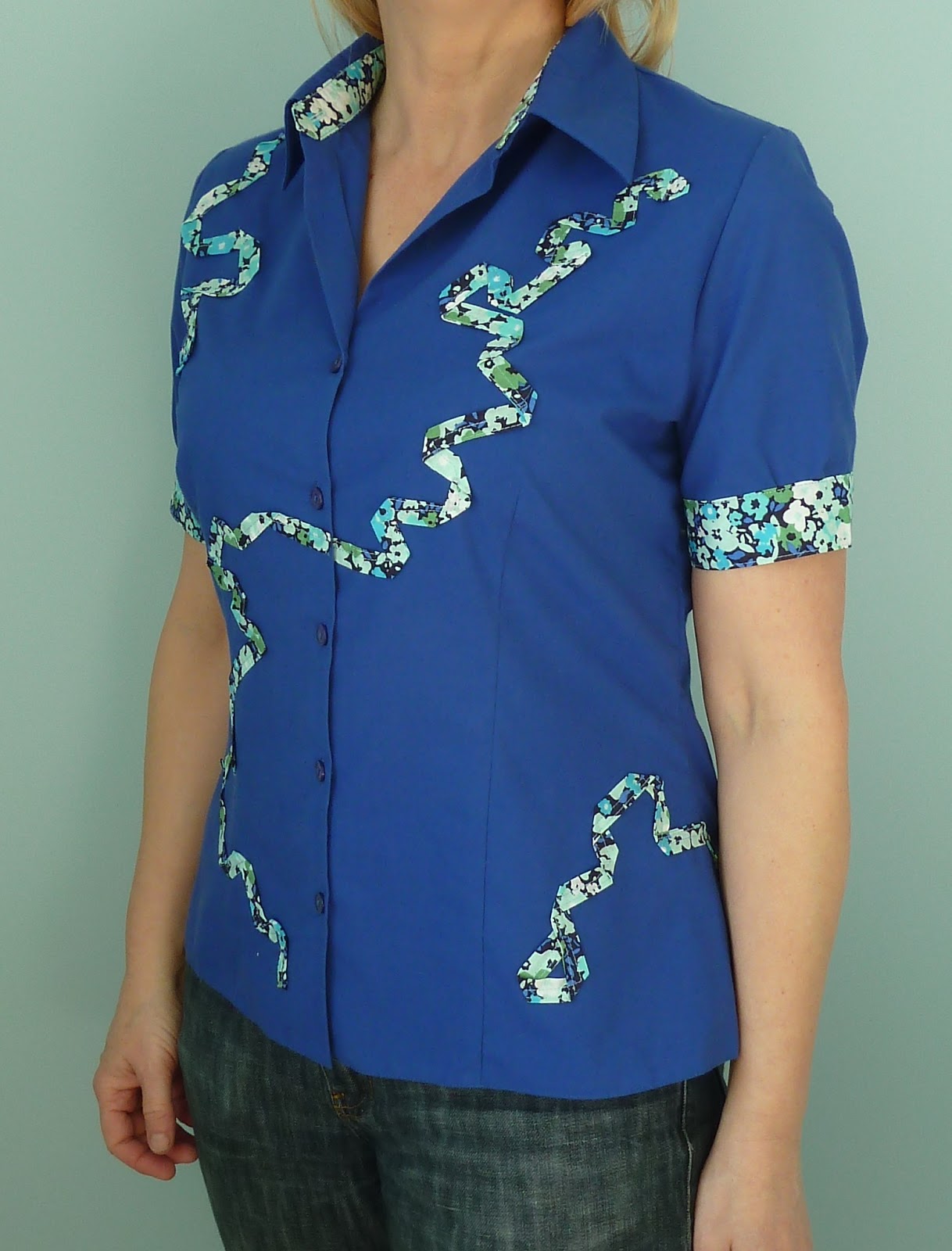 two by two blouse material