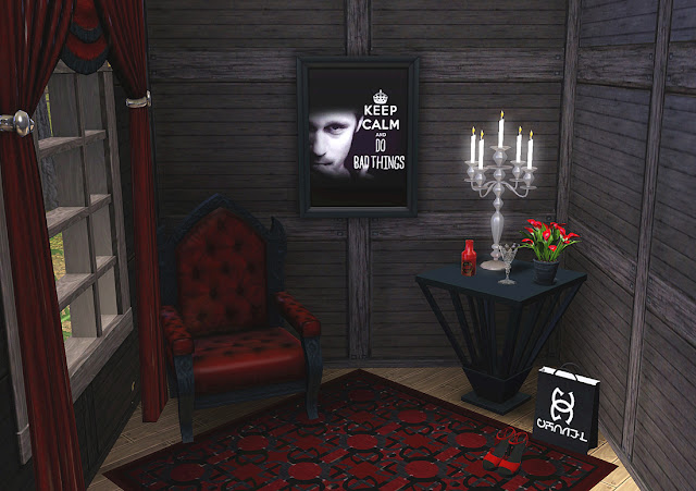 Framed picture of True Blood made for The Sims 3 game