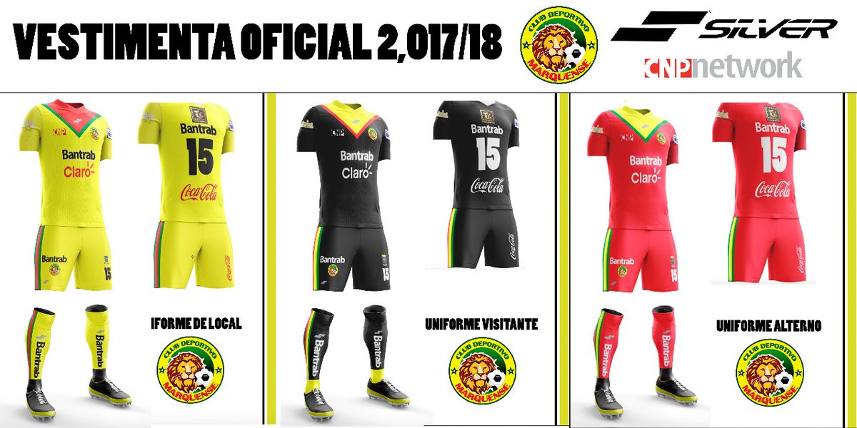 La marca mexicana SILVER 🦁 vestira al Deportivo Marquense