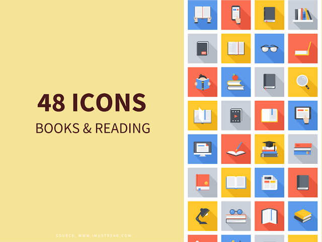High Quality Premium Books & Reading Icons for Web & Mobile For Free Download: Freebies