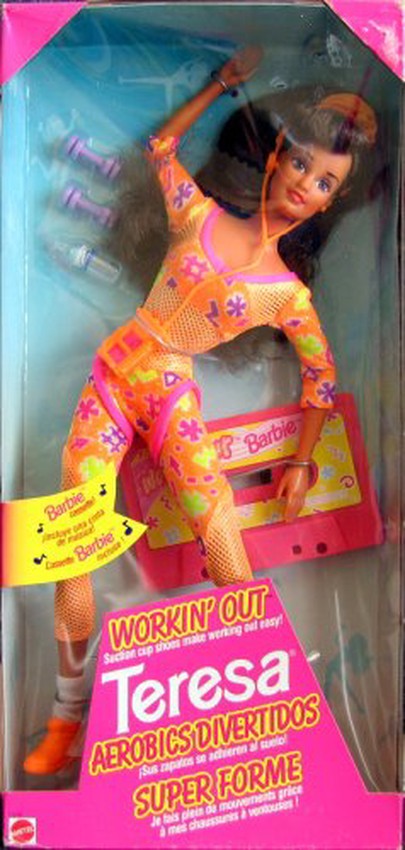**lalka w pudełku**: Workin' Out Barbie® 1997