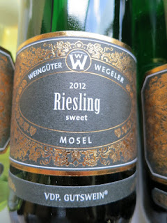 Wegeler Sweet Riesling 2012 - VDP Gutswein, Mosel, Germany (89 pts)