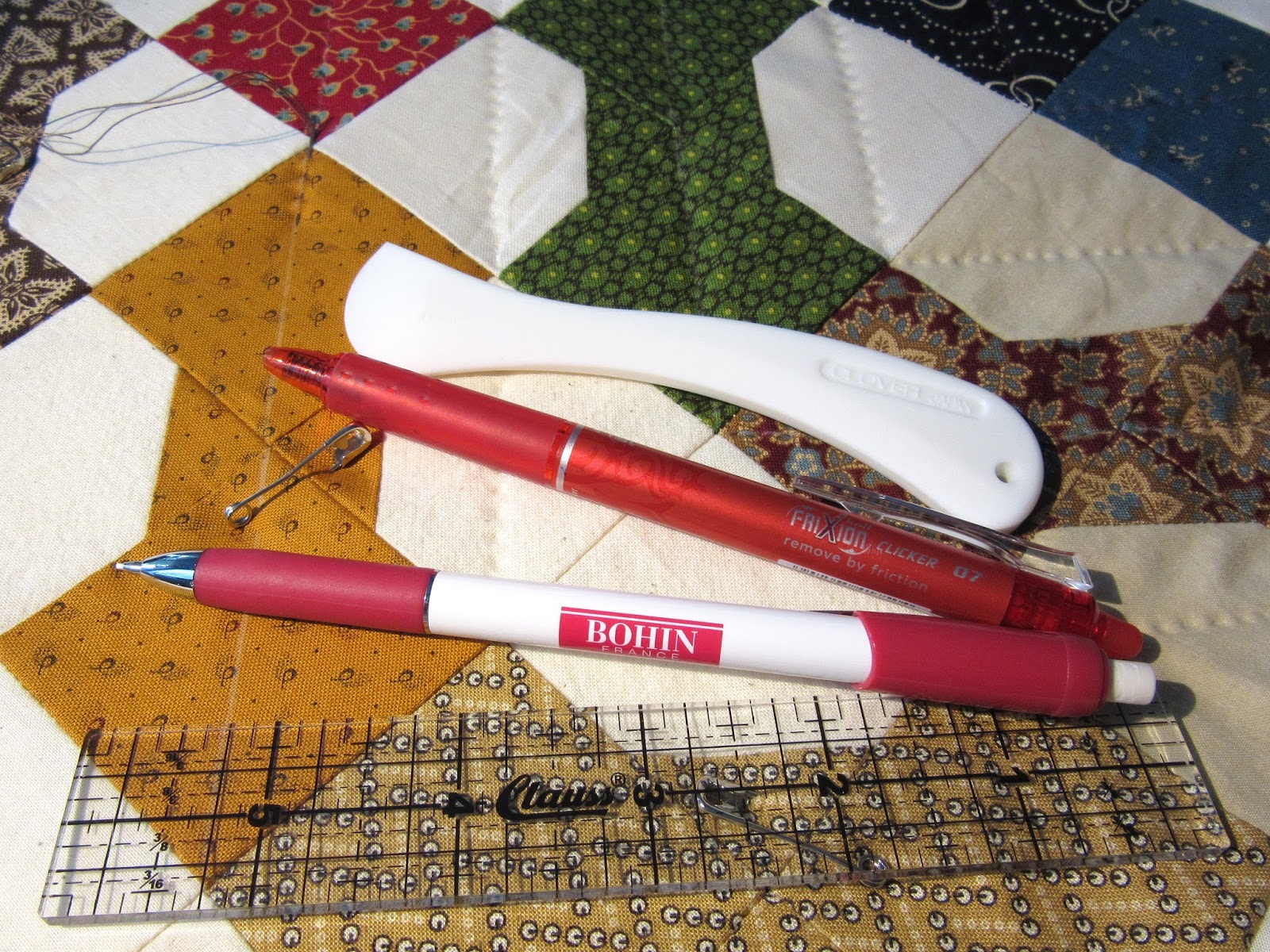 Kathy's Quilts Slow Sunday Stitching Marking