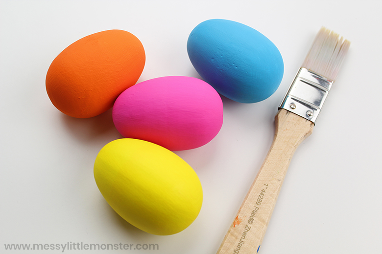 Painted Wooden Eggs