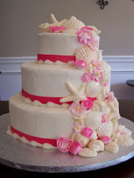 cake flowers shells cakes creative seashell