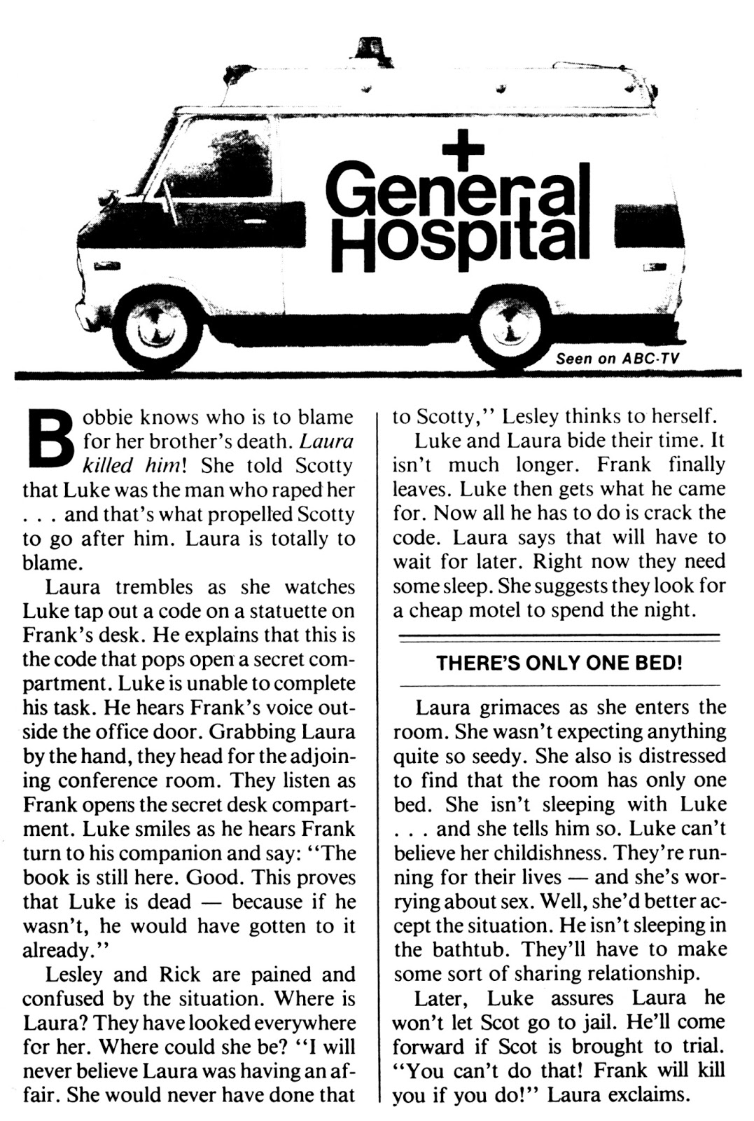 General Hospital Recap For October 14, 1980 (SOD)