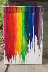 painting crayon diy