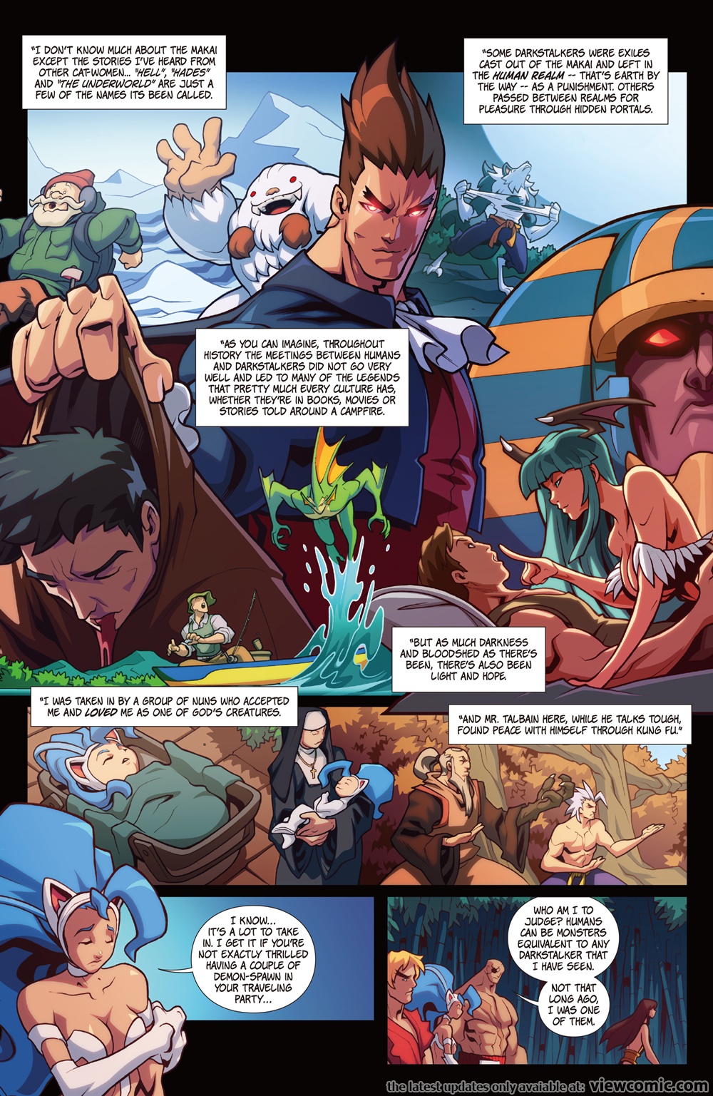 street fighter vs darkstalkers comic 6 scan street fighter vs darkstalkers comic 6 scan