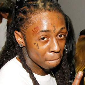 facial Lil hair wayne