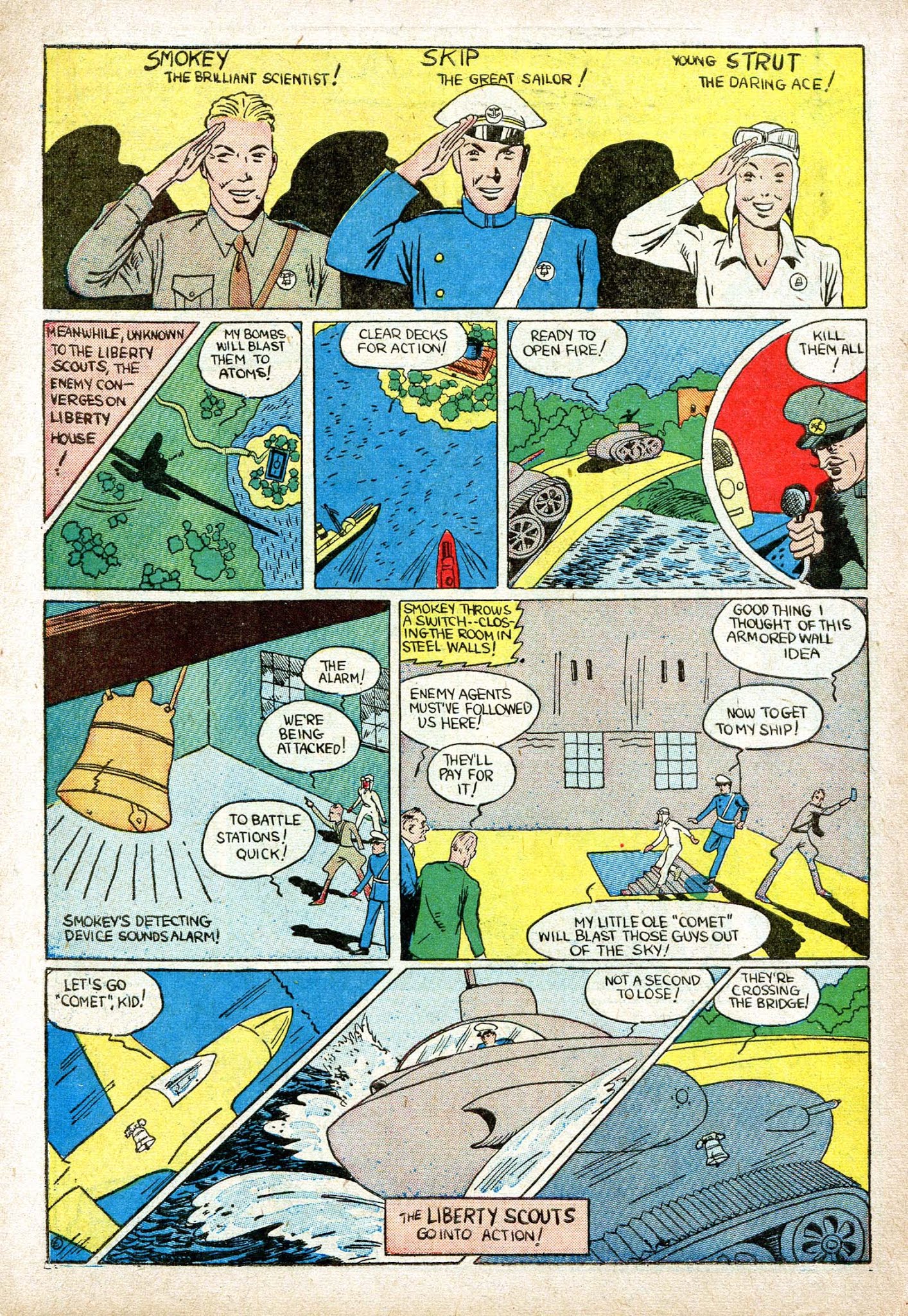 Read online Liberty Scouts Comics comic -  Issue #2 - 8