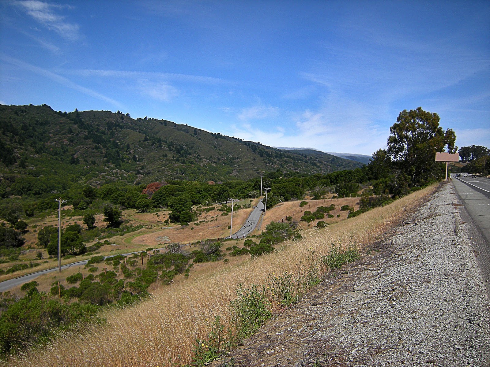 San Andreas fault on the San Francisco peninsula The fault forms long, straight valleys and lakes
