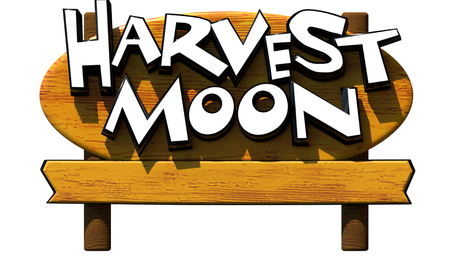 High Resolution Harvest Moon Logo Template