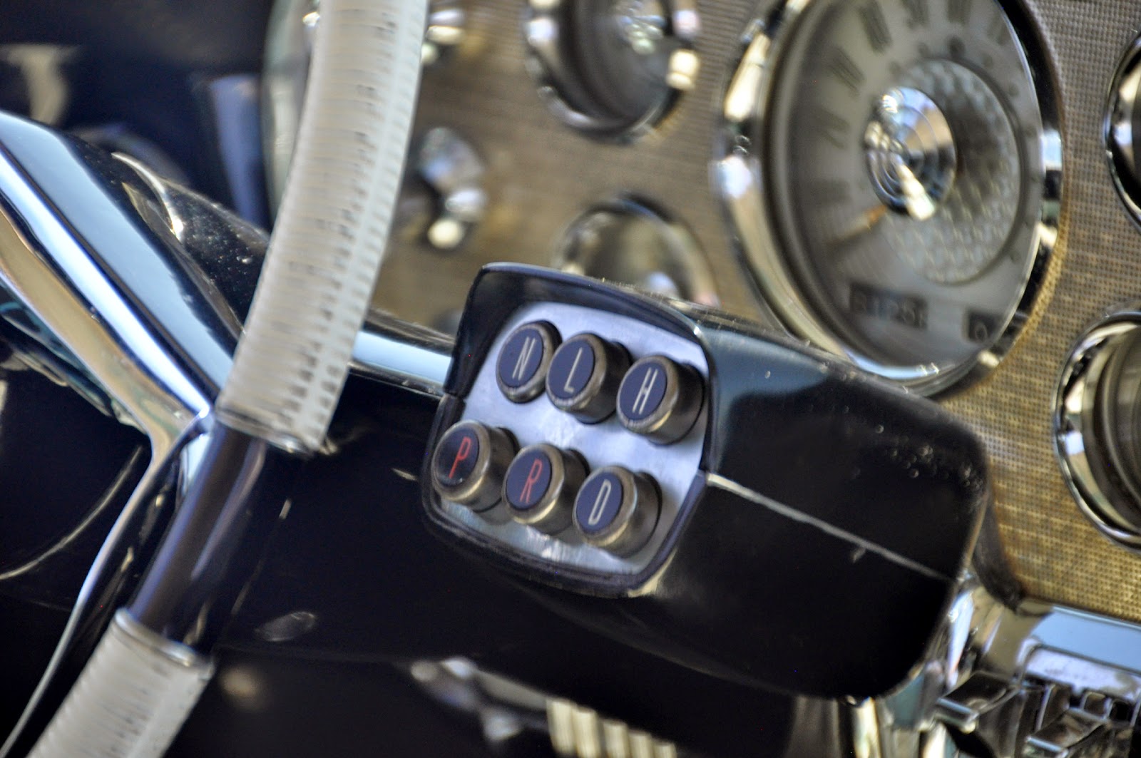 Just A Car Guy The push button gear selector switch aka "typewriter