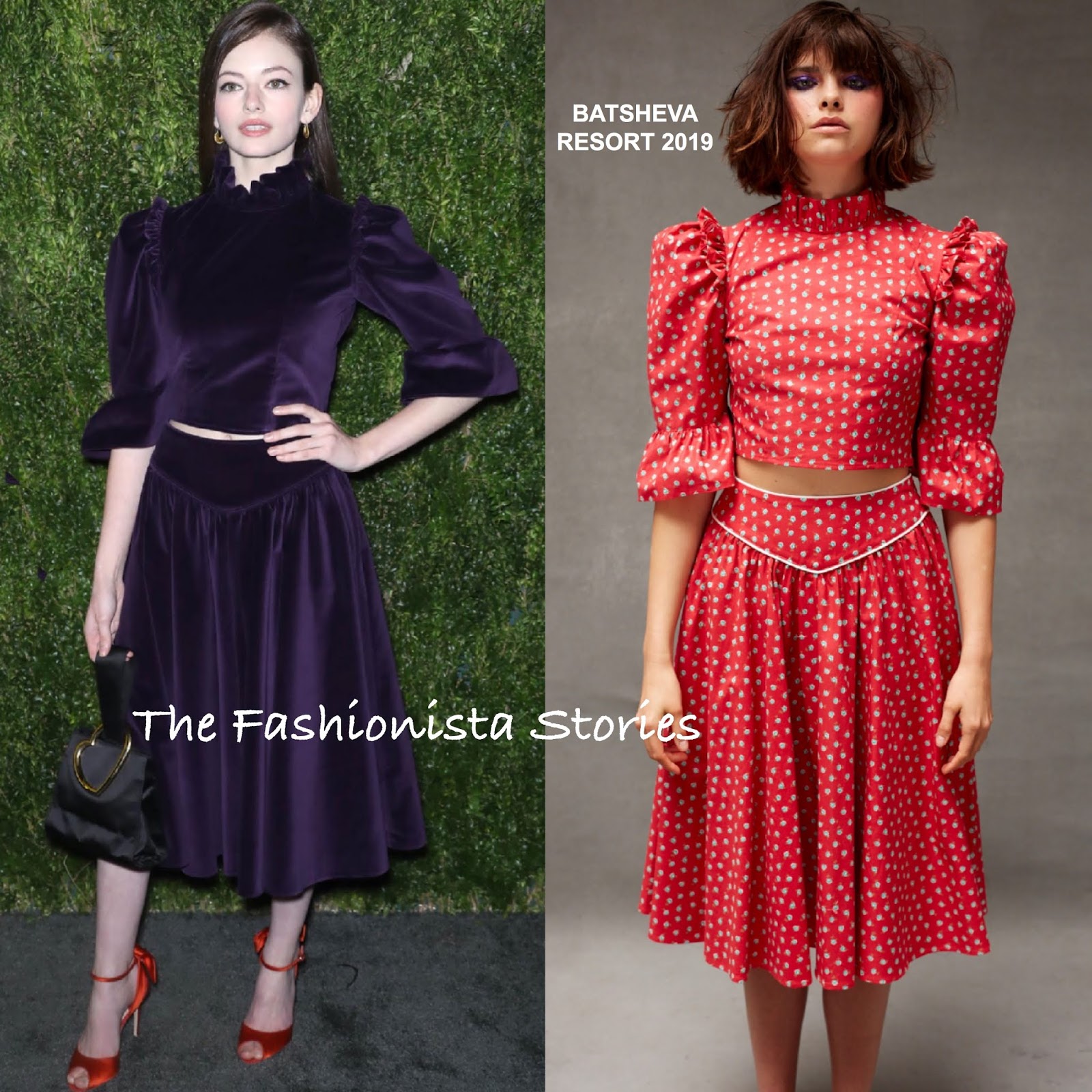Mackenzie Foy in Batsheva at the 2018 CFDA / Vogue Fashion Fund Awards