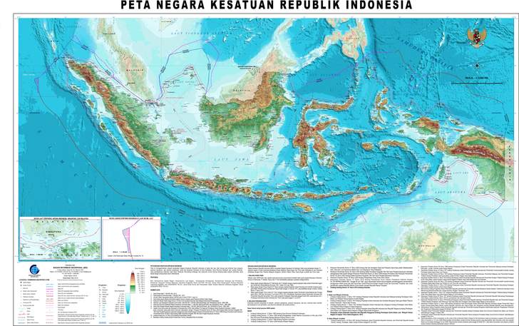 Gambar Peta Indonesia Beserta Keterangan