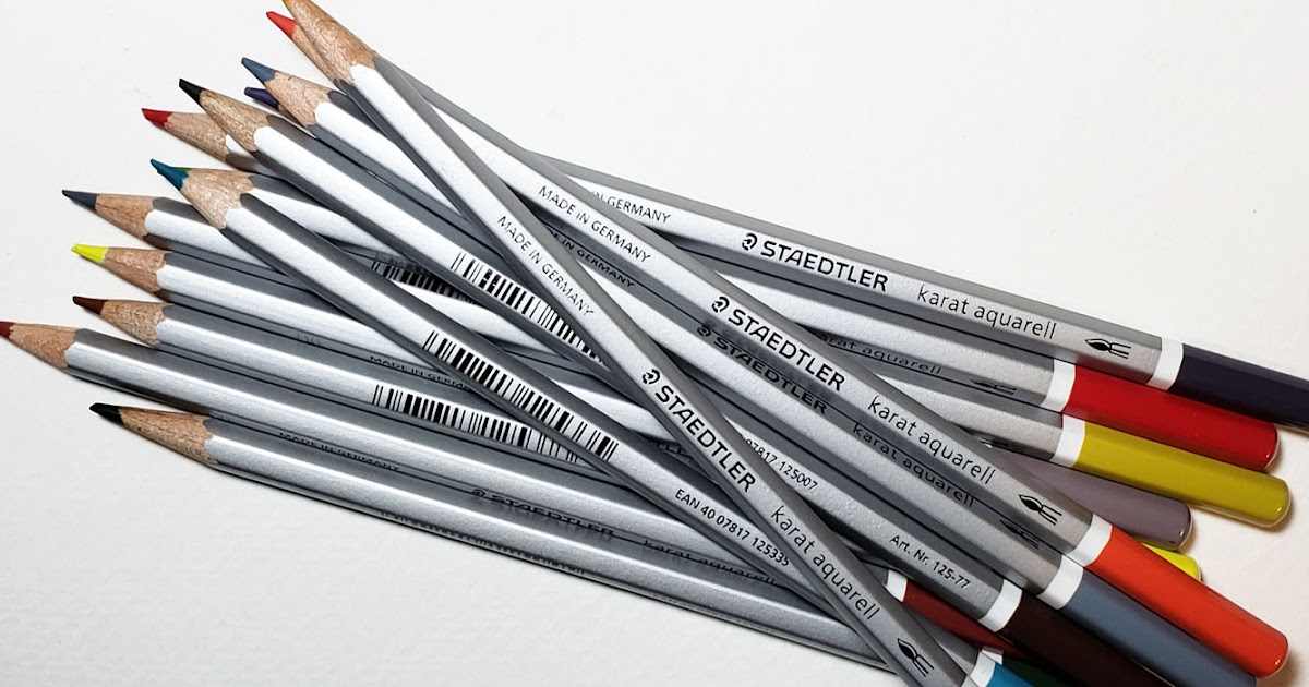 Fueled By Clouds Coffee Product Review Staedtler Karat Aquarell Colored Pencils