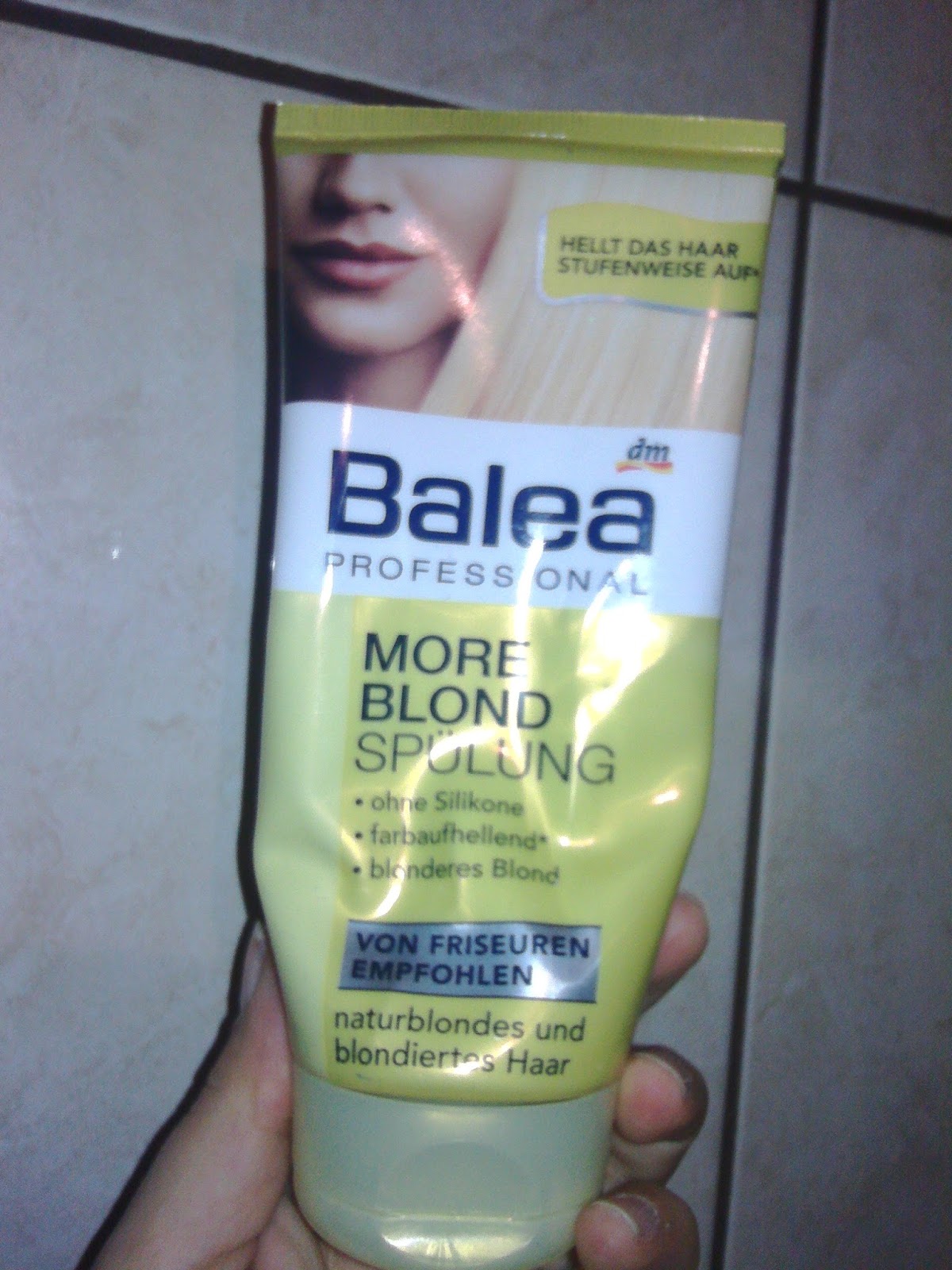 From Beauty With Love Reviewbalsam Pentru Par Blond Balea More Blond