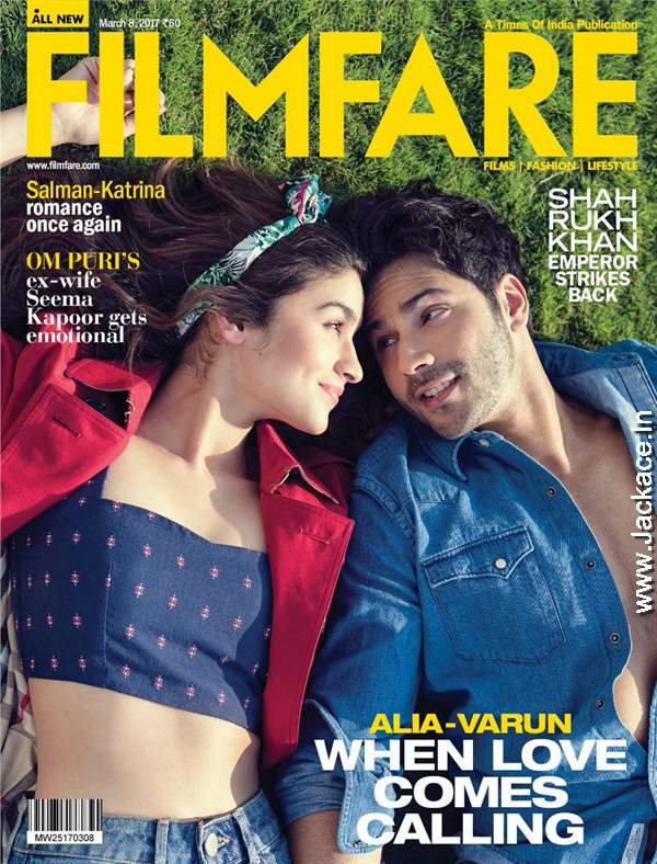 Alia Bhatt & Varun Dhawan Look Adorably In Love On Filmfare Cover
