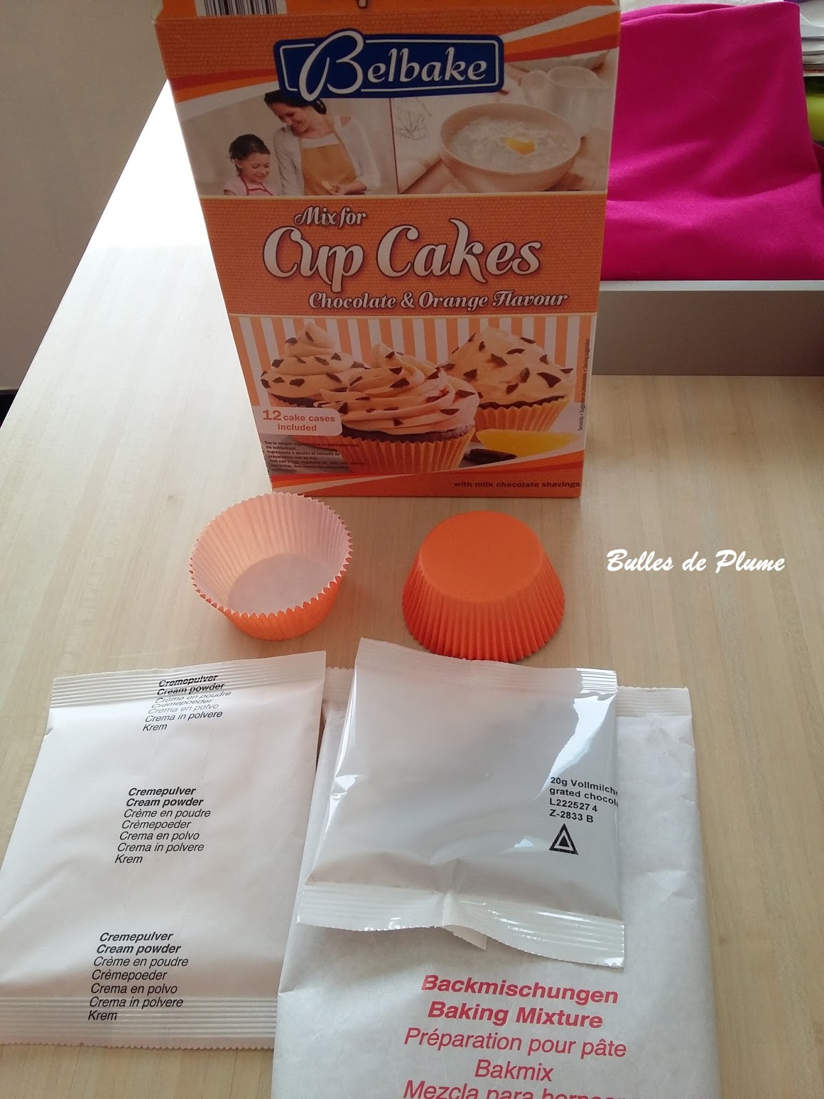 Bulles de Plume J'ai testé la préparation pour cupcakes Lidl