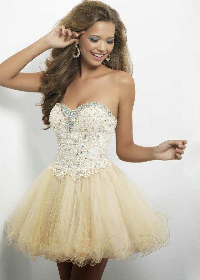 Short Prom Dress With Beading