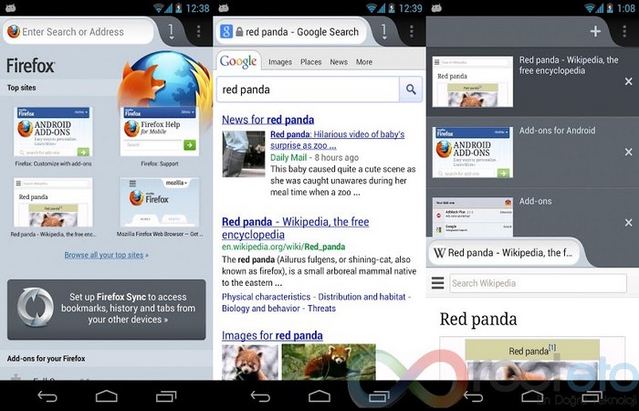firefox hizli tarayici rooteto