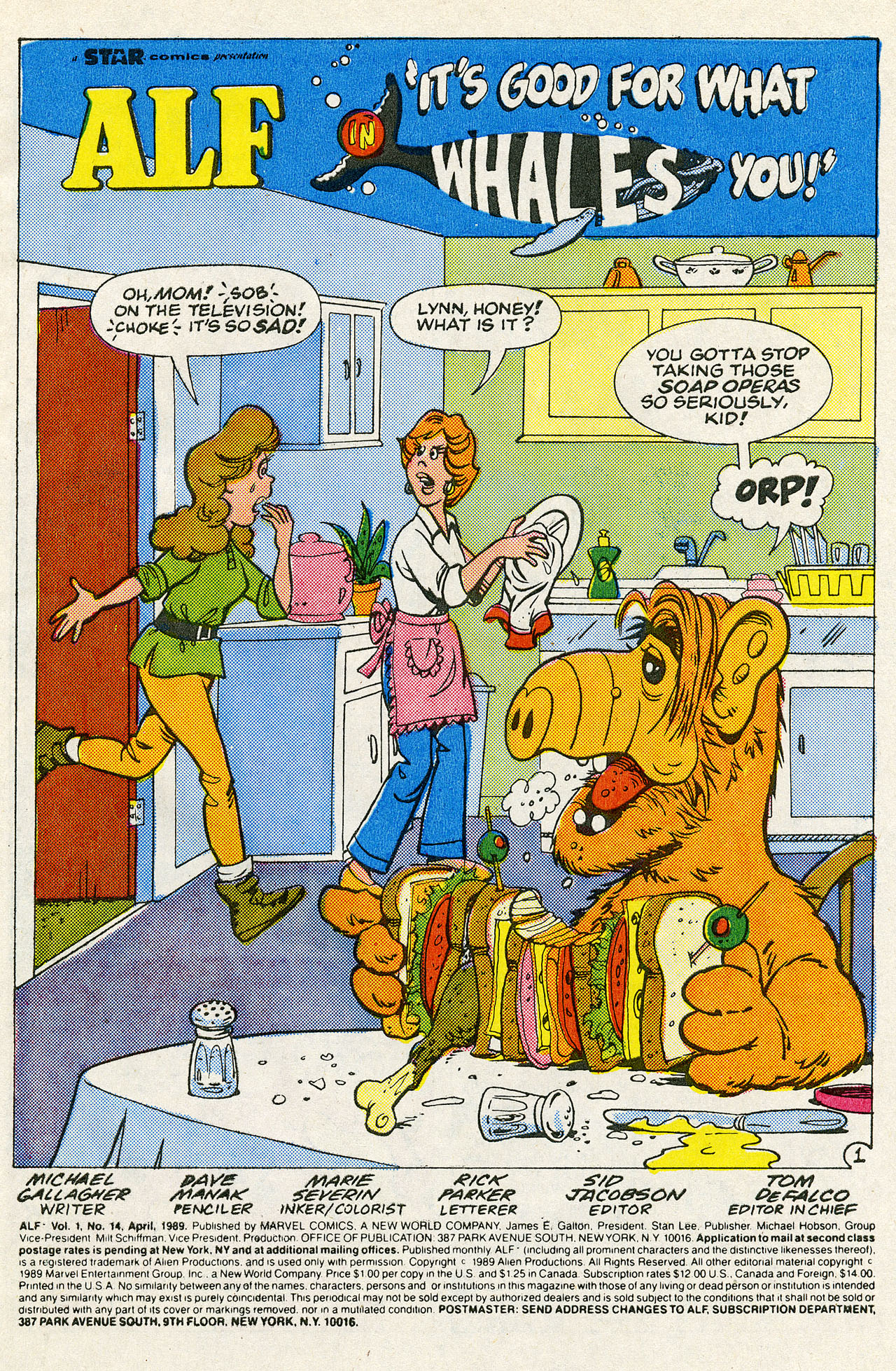 Read online ALF comic -  Issue #14 - 3