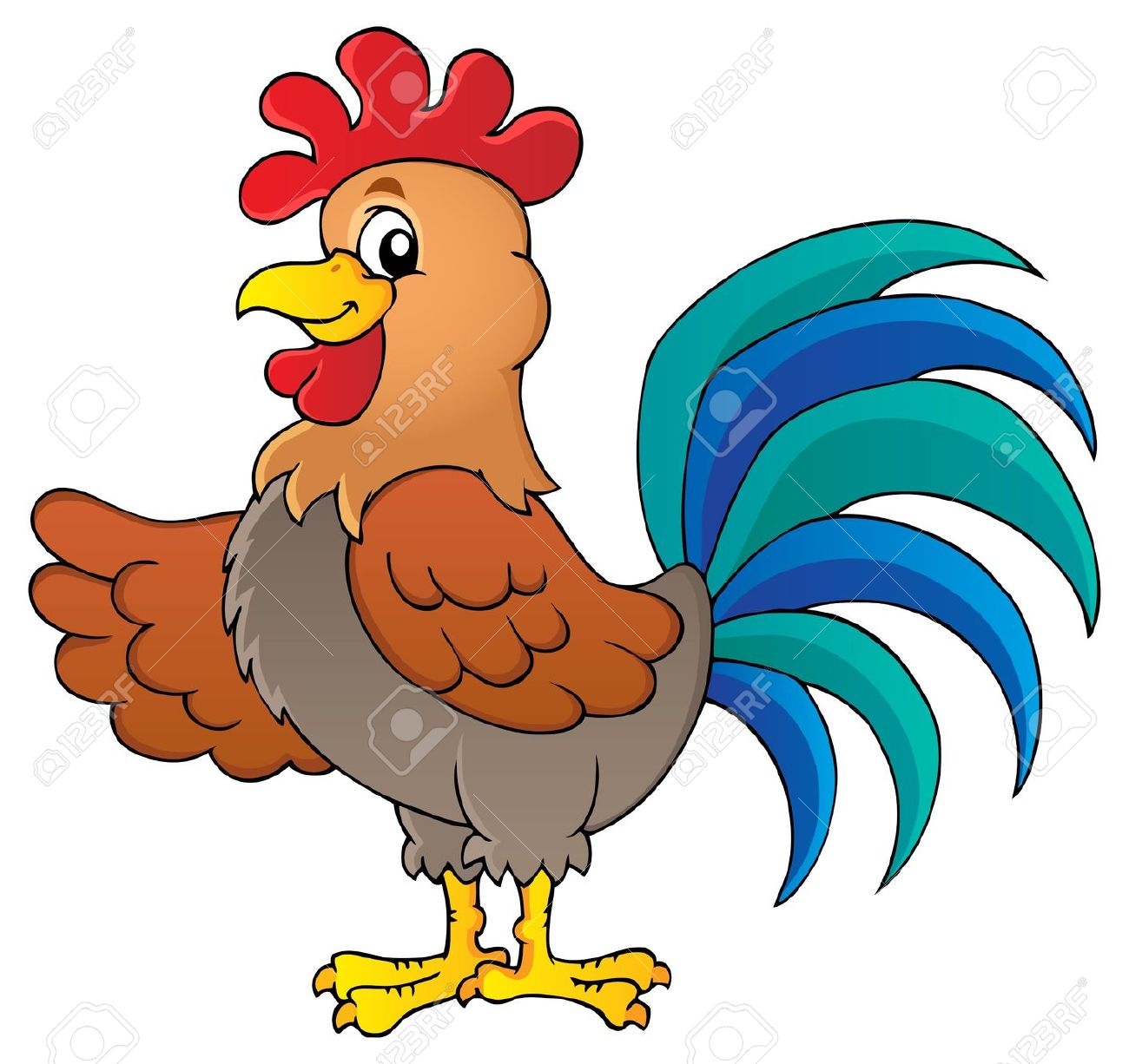 rooster clip art free pictures - photo #38