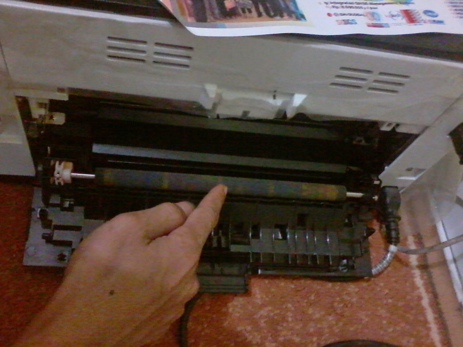Mengatasi Pesan Error Mispick Pada Printer HP Laserjet CP1025
