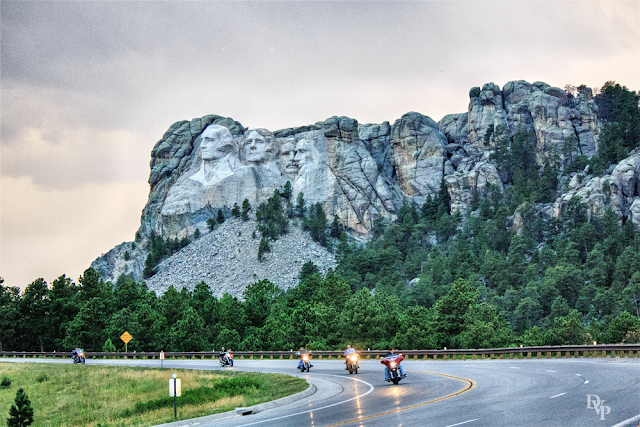 Mount Rushmore and Motorcycles - Just Meant to Be by Dakota Visions Photography