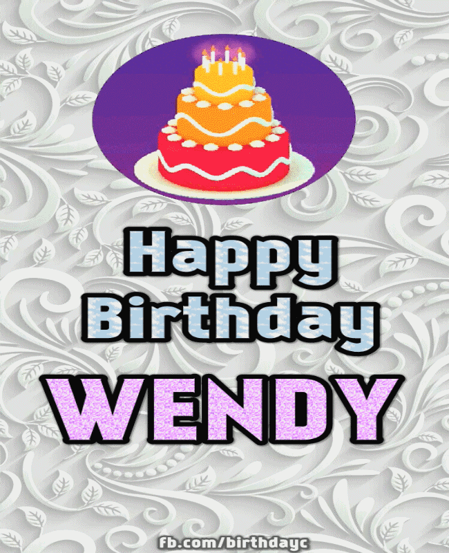 Happy Birthday Wendy image gif